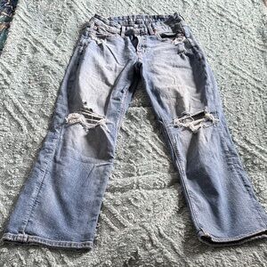 American Eagle Outfitters Light Blue Boyfriend Jeans